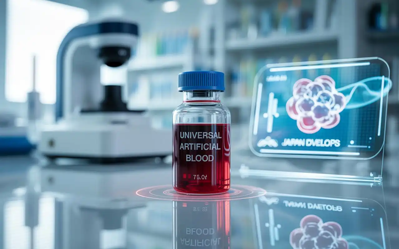 Japan Develops Universal Artificial Blood for All Blood Types