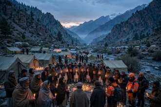 Earthquake remembrance in the mountains of northern Pakistan